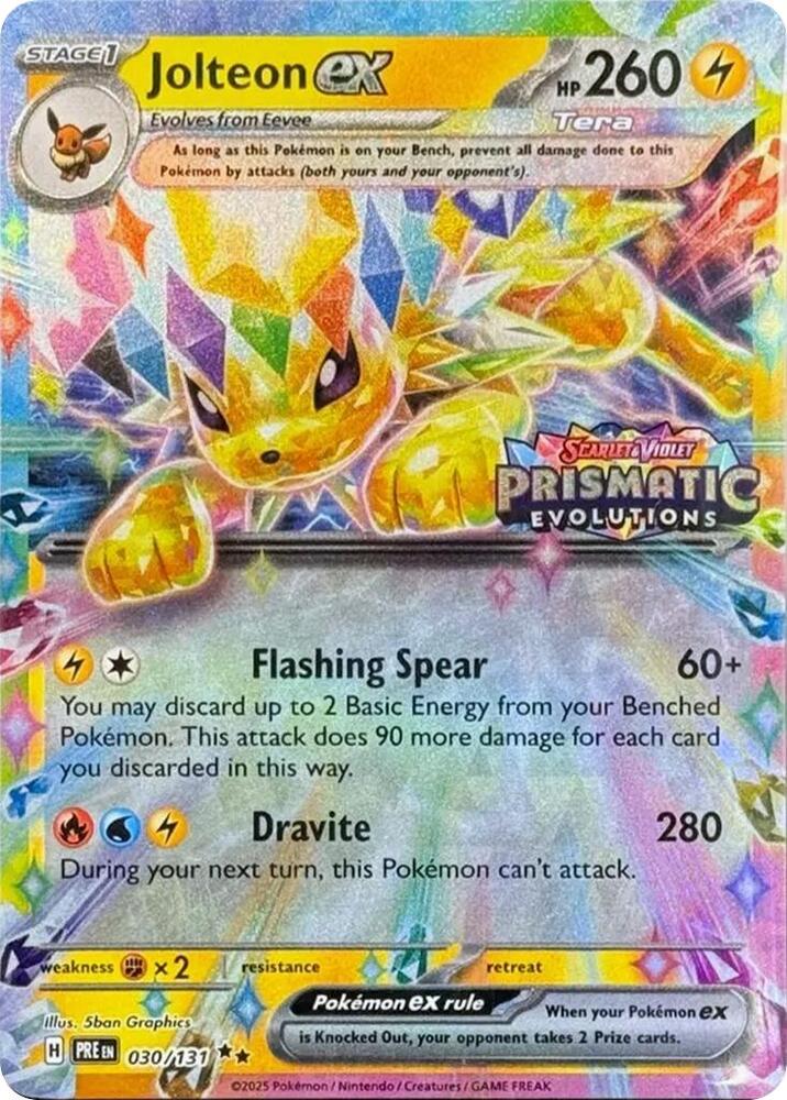 Jolteon ex — Miscellaneous Cards & Products #030/131