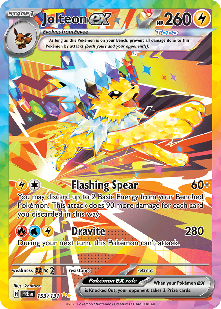 Jolteon ex — SV: Prismatic Evolutions #153/131