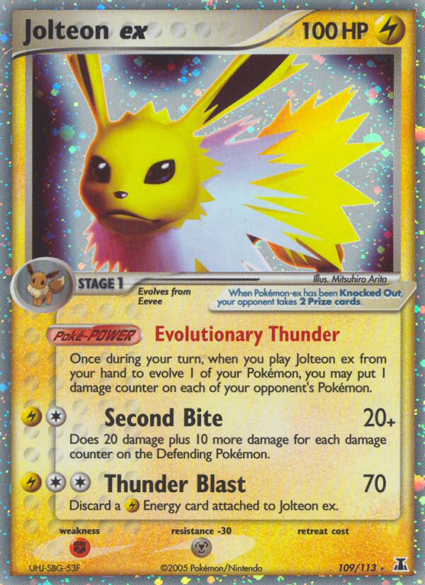 Jolteon ex — World Championship Decks #109/113