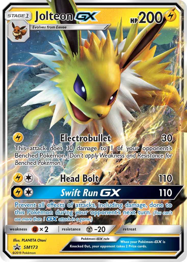Jolteon GX — Jumbo Cards #SM173