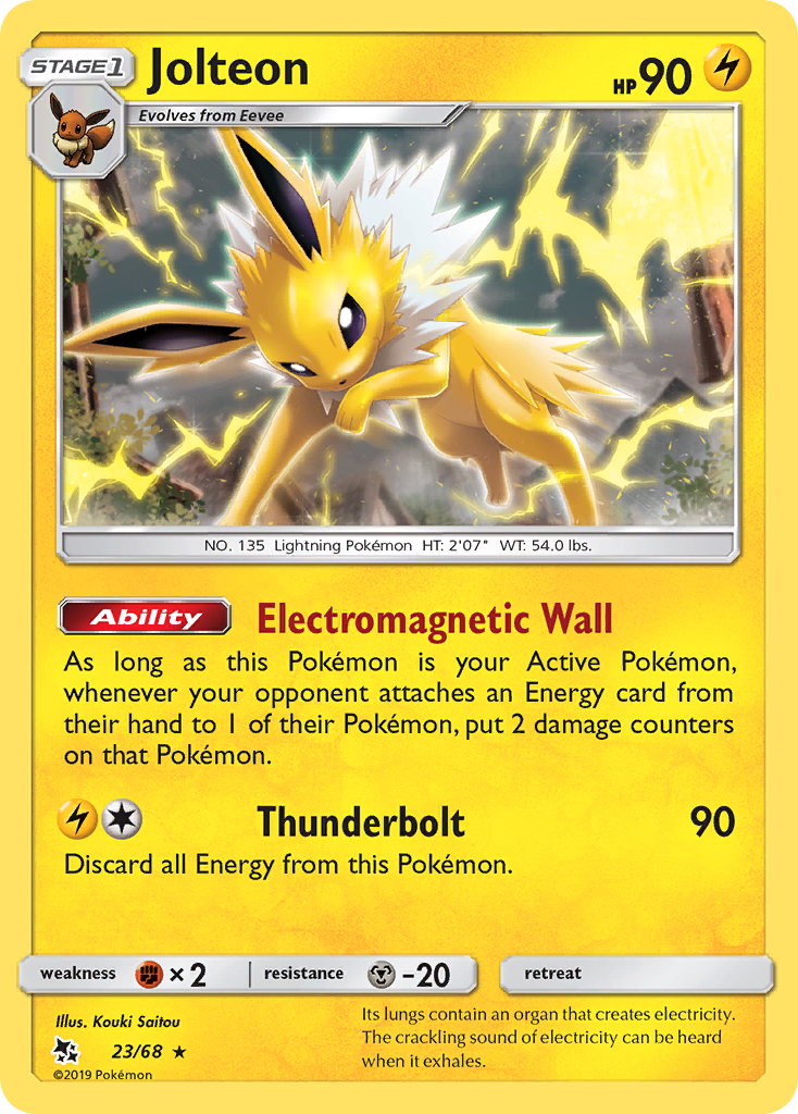 Jolteon — Hidden Fates #23/68