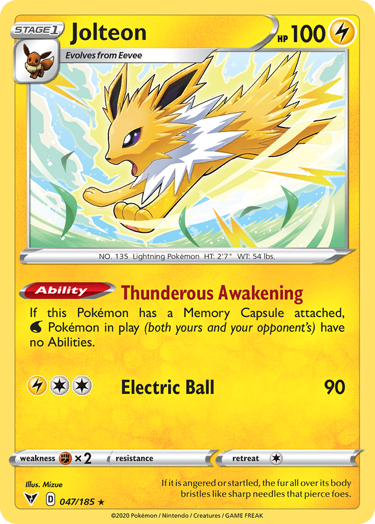 Jolteon — Miscellaneous Cards & Products #047/185