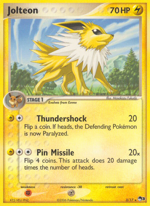 Jolteon — POP Series 3 #003/017