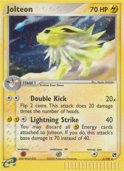 Jolteon — Sandstorm #6/100