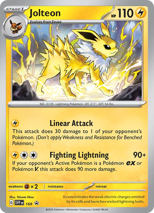 Jolteon — SV: Scarlet & Violet Promo Cards #169