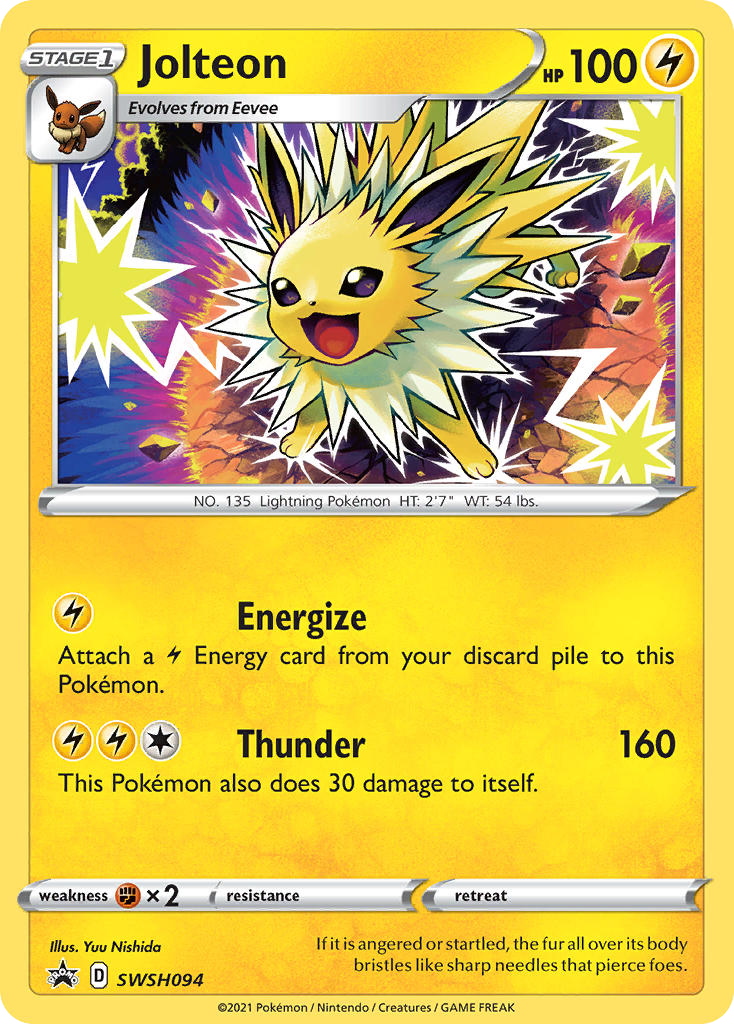 Jolteon — SWSH: Sword & Shield Promo Cards #SWSH094