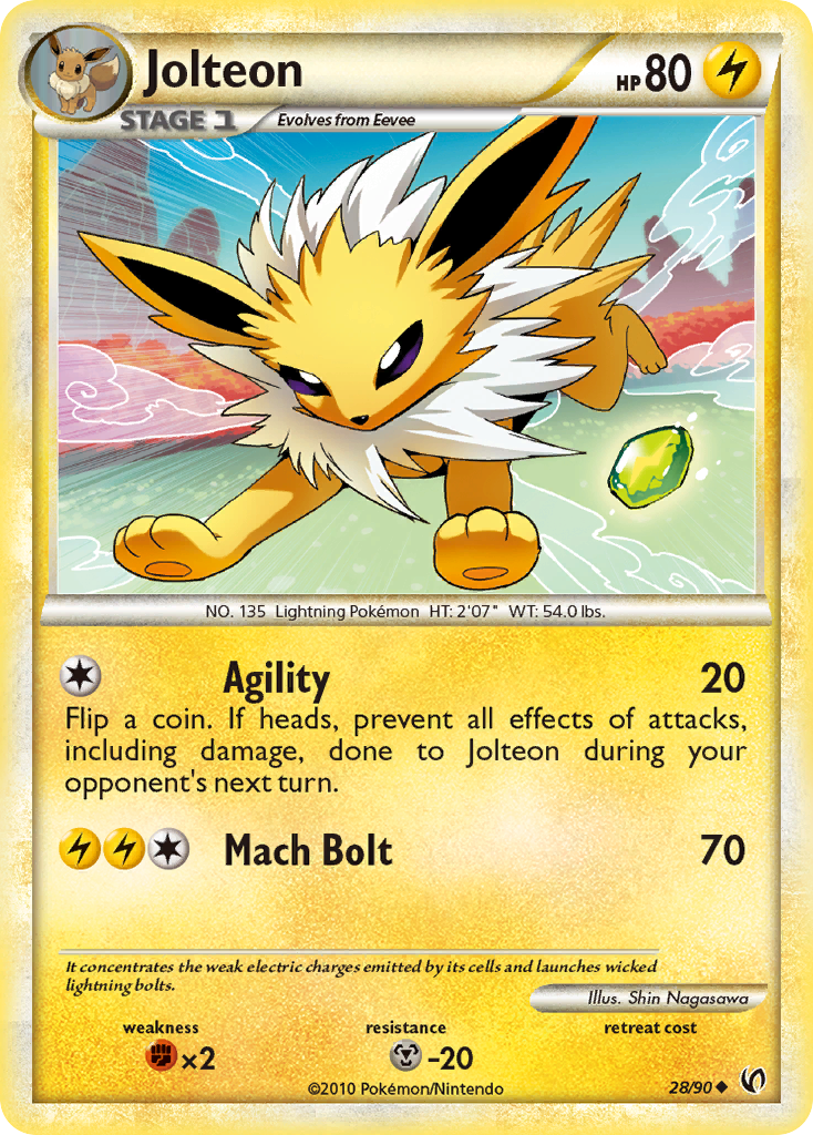 Jolteon — Undaunted #28/90
