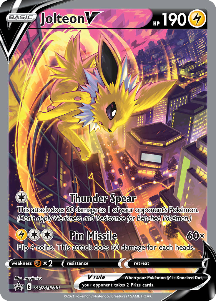 Jolteon V — SWSH: Sword & Shield Promo Cards #SWSH183