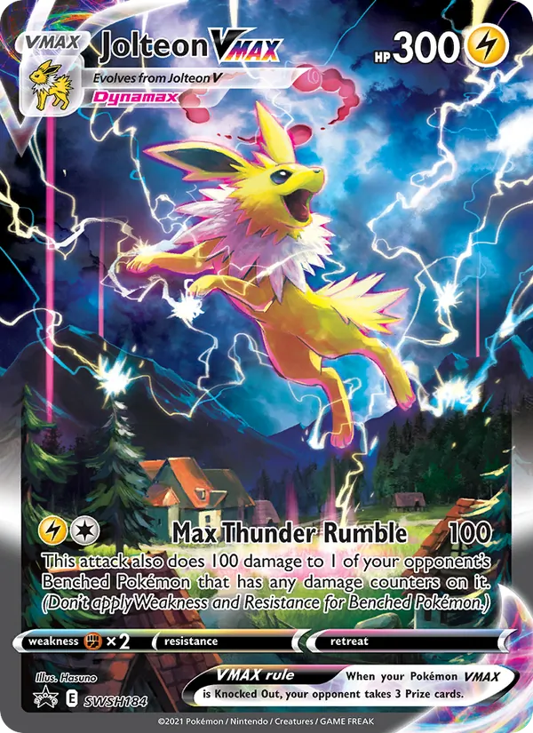 Jolteon VMAX — Jumbo Cards #SWSH184
