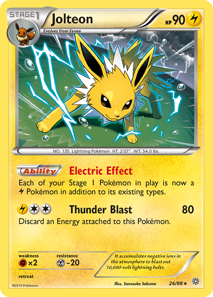 Jolteon — XY - Ancient Origins #26/98