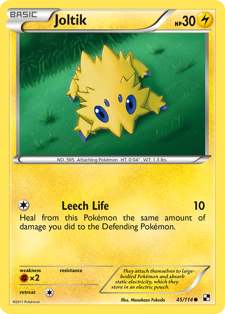 Joltik (45) — Black and White #45/114
