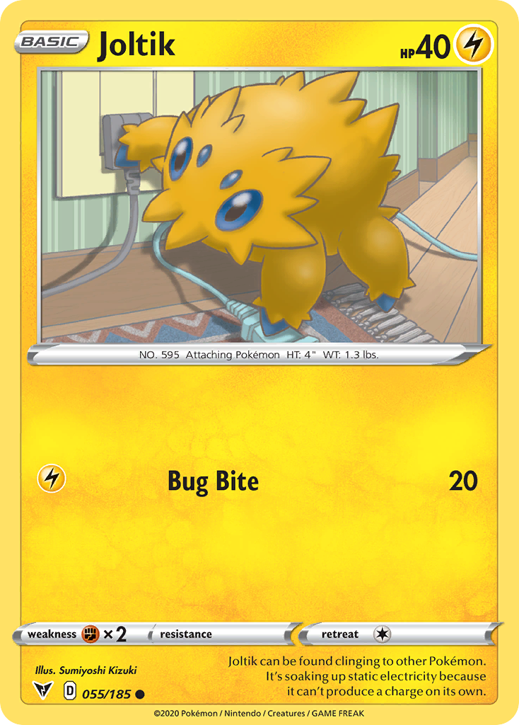 Joltik — SWSH04: Vivid Voltage #055/185