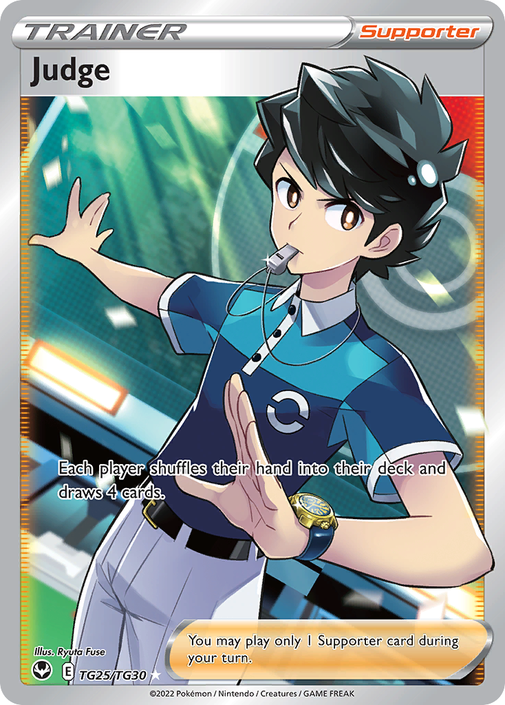 Judge — SWSH12: Silver Tempest Trainer Gallery #TG25/TG30
