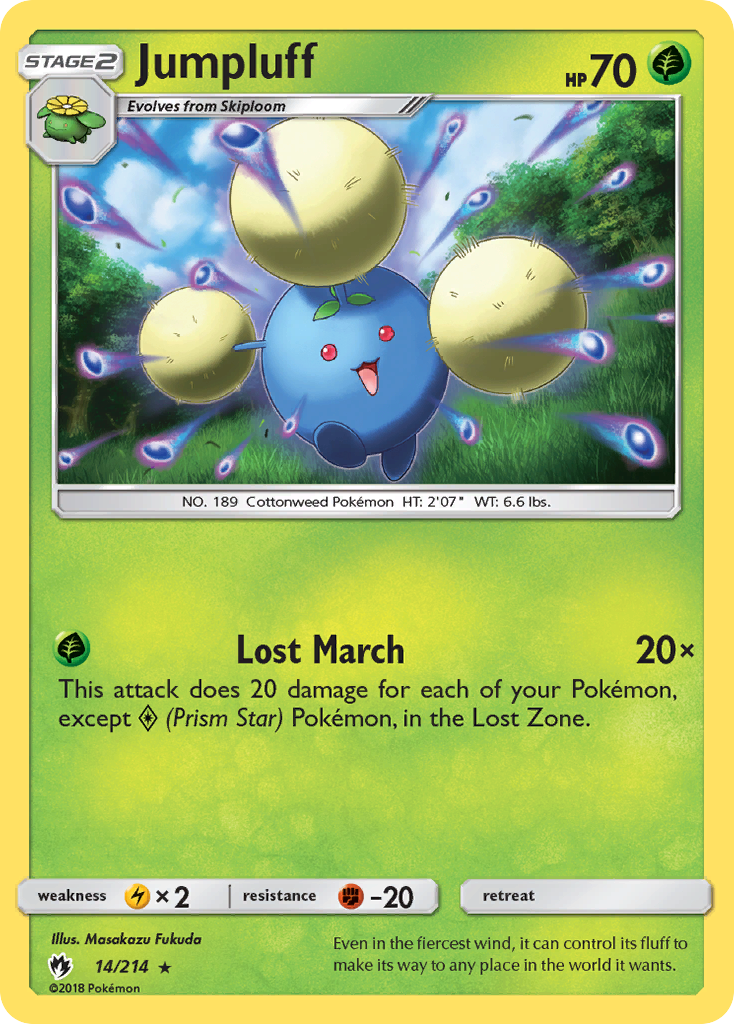 Jumpluff — SM - Lost Thunder #14/214
