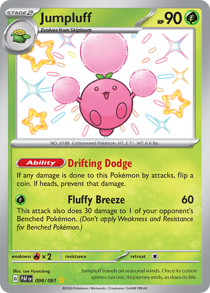 Jumpluff — SV: Paldean Fates #098/091