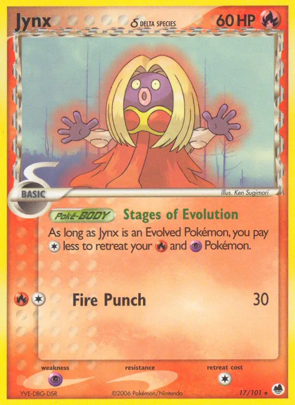 Jynx (Delta Species) — Dragon Frontiers #17/101