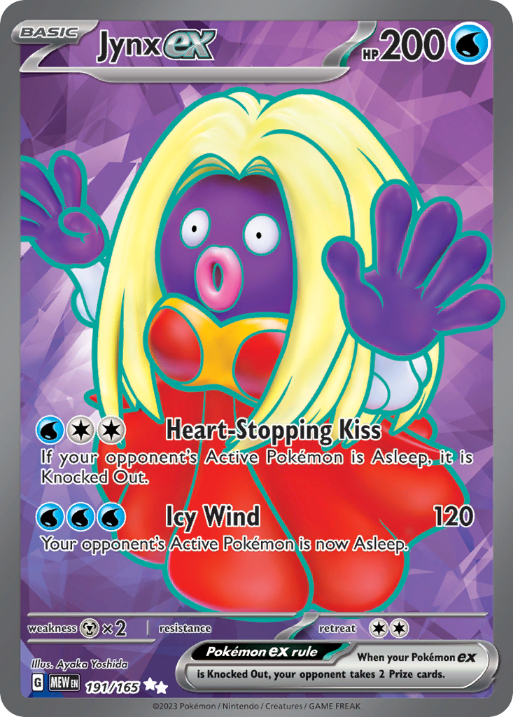 Jynx ex — SV: Scarlet & Violet 151 #191/165