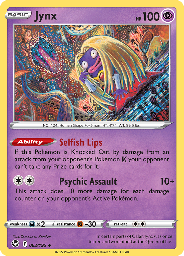 Jynx — SWSH12: Silver Tempest #062/195