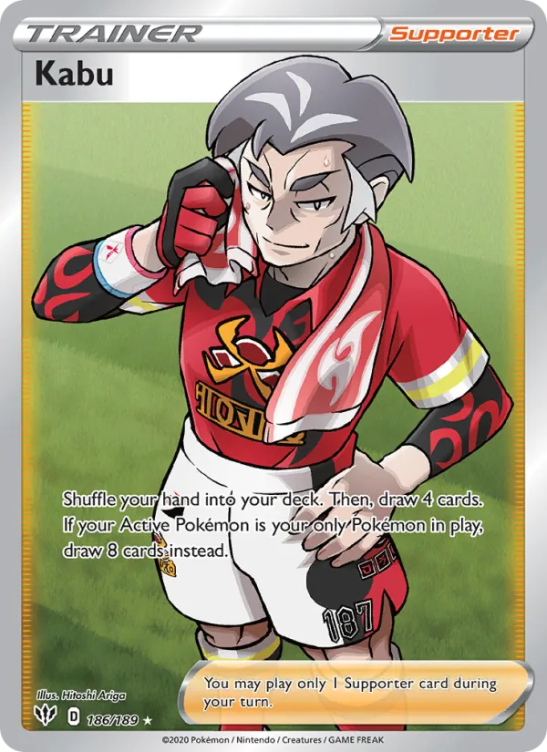 Kabu (Full Art) — SWSH03: Darkness Ablaze #186/189