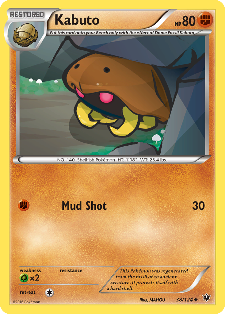Kabuto — XY - Fates Collide #38/124