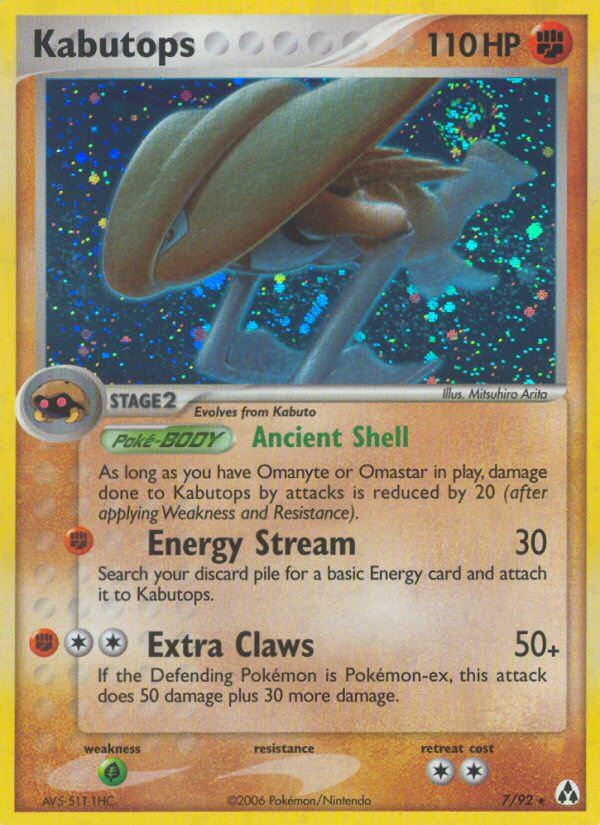 Kabutops — Legend Maker #7/92