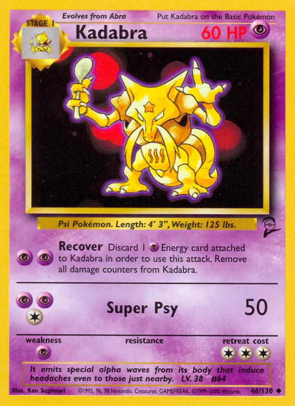 Kadabra — Base Set 2 #046/130