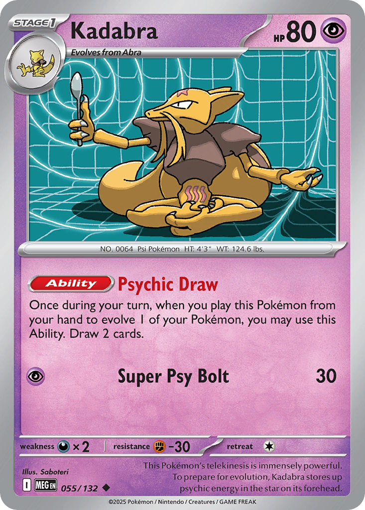 Kadabra — ME01: Mega Evolution #055/132