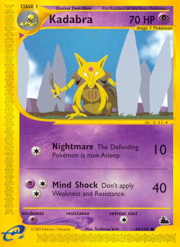 Kadabra — Skyridge #069/144