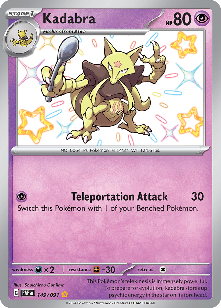 Kadabra — SV: Paldean Fates #149/091