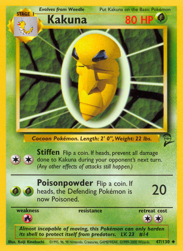 Kakuna — Base Set 2 #047/130