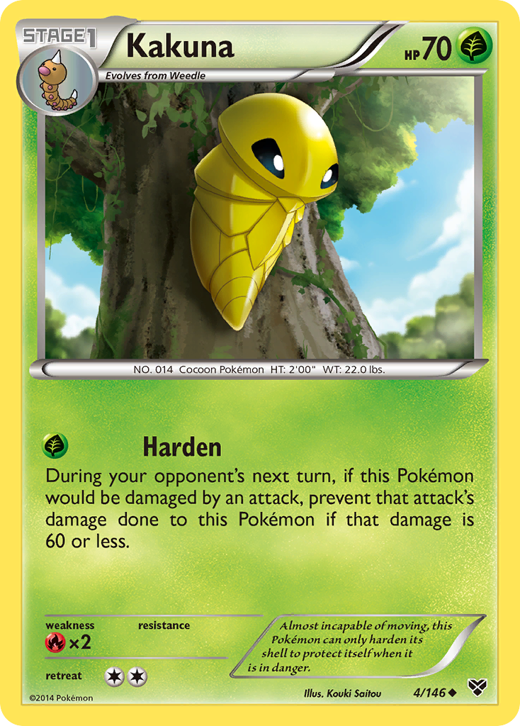 Kakuna — XY Base Set #4/146