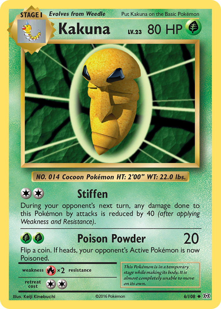 Kakuna — XY - Evolutions #6/108