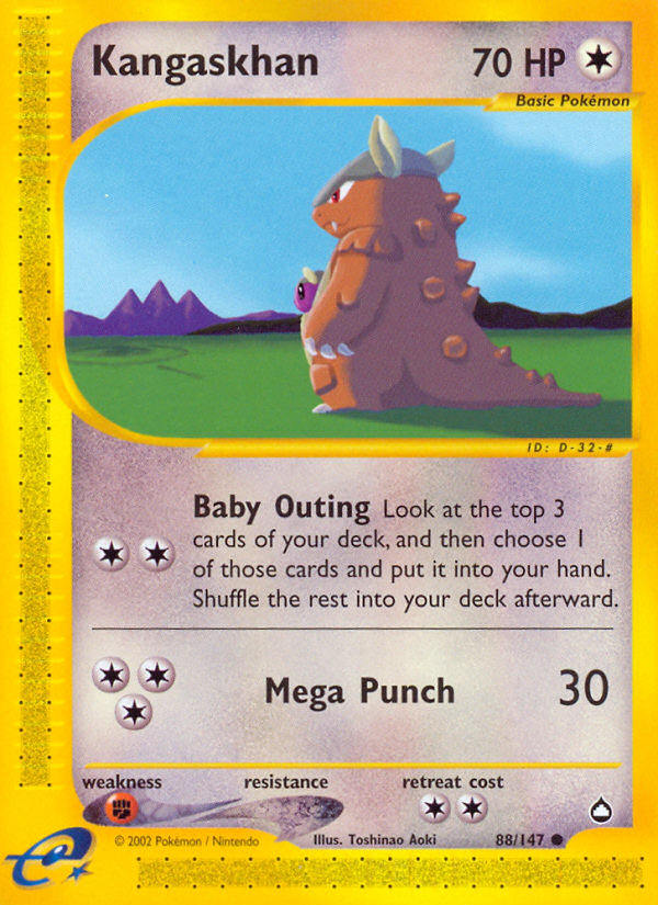 Kangaskhan — Aquapolis #088/147