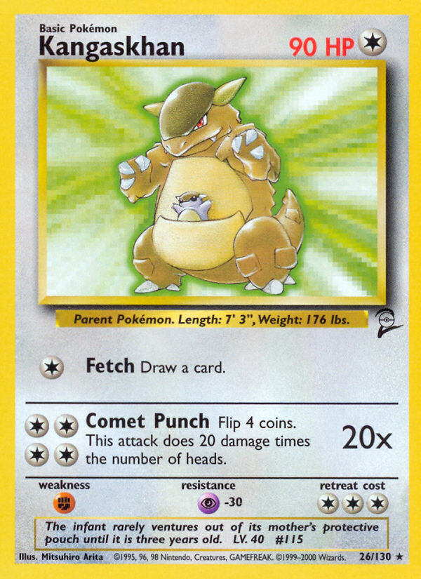 Kangaskhan — Base Set 2 #026/130
