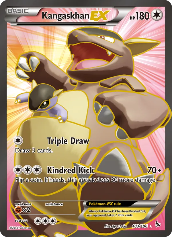 Kangaskhan EX (103 Full Art) — XY - Flashfire #103/106