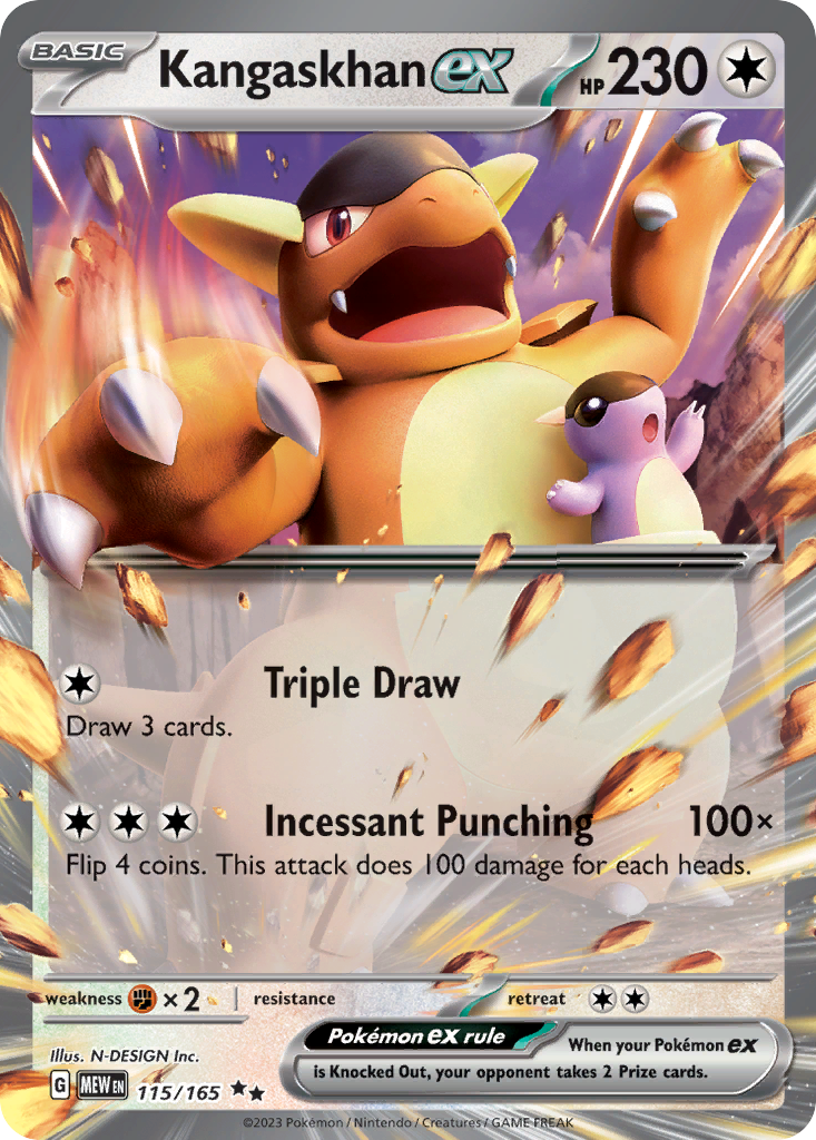 Kangaskhan ex — SV: Scarlet & Violet 151 #115/165