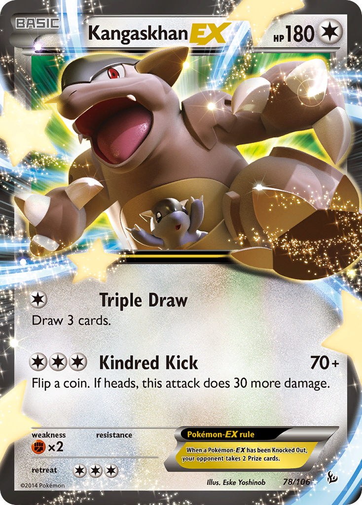 Kangaskhan EX — XY - Flashfire #78/106