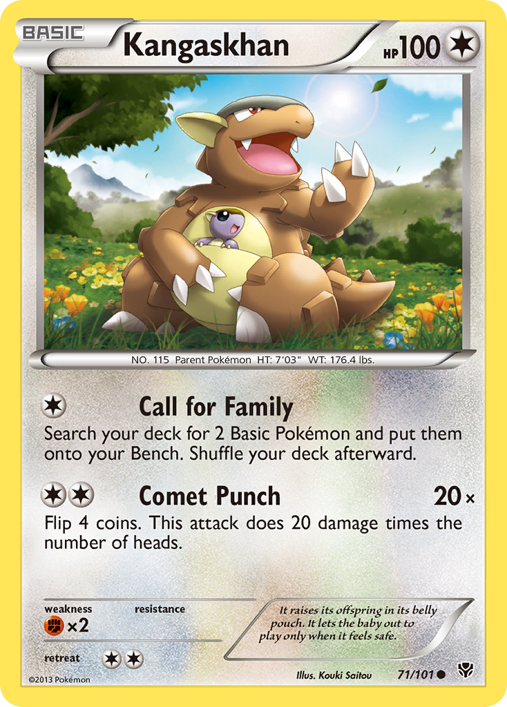 Kangaskhan — Plasma Blast #71/101