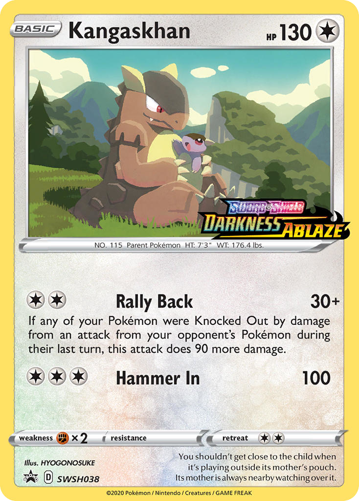 Kangaskhan — SWSH: Sword & Shield Promo Cards #SWSH038
