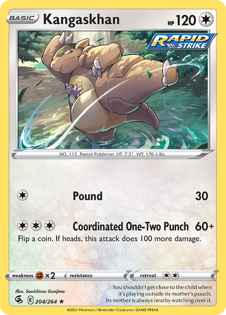 Kangaskhan — SWSH08: Fusion Strike #204/264