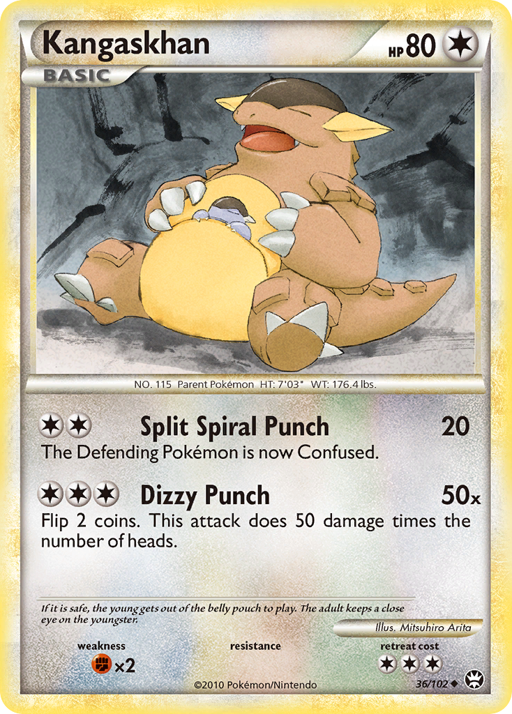 Kangaskhan — Triumphant #36/102