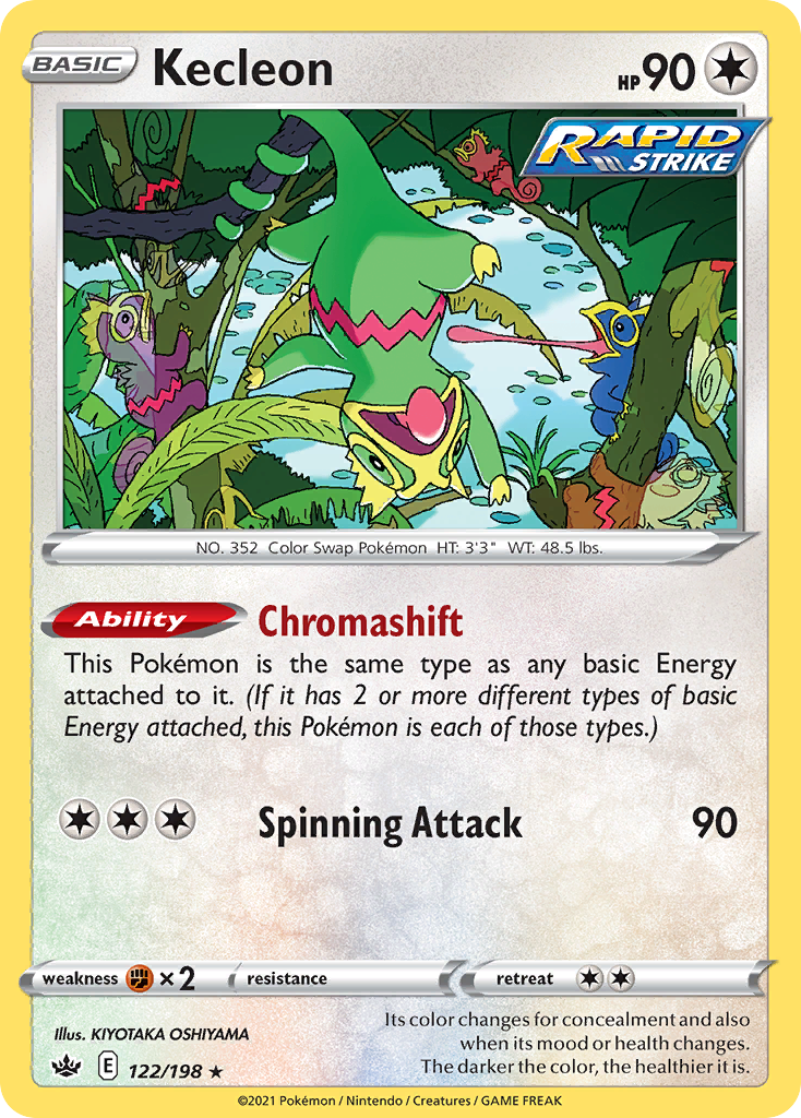Kecleon — SWSH06: Chilling Reign #122/198
