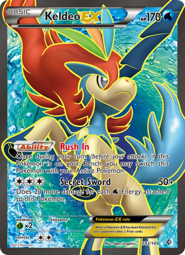 Keldeo EX (142 Full Art)