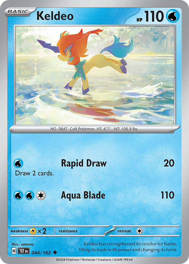 Keldeo — SV05: Temporal Forces #044/162