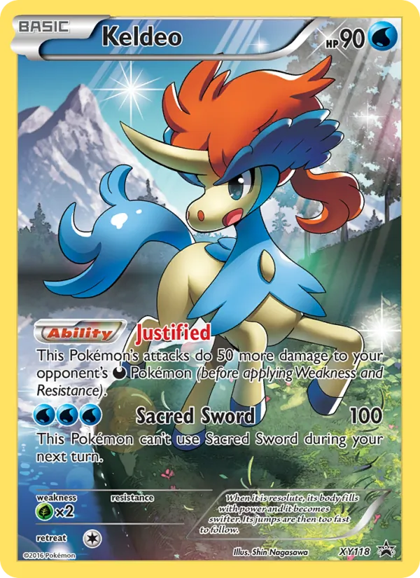 Keldeo — XY Promos #XY118