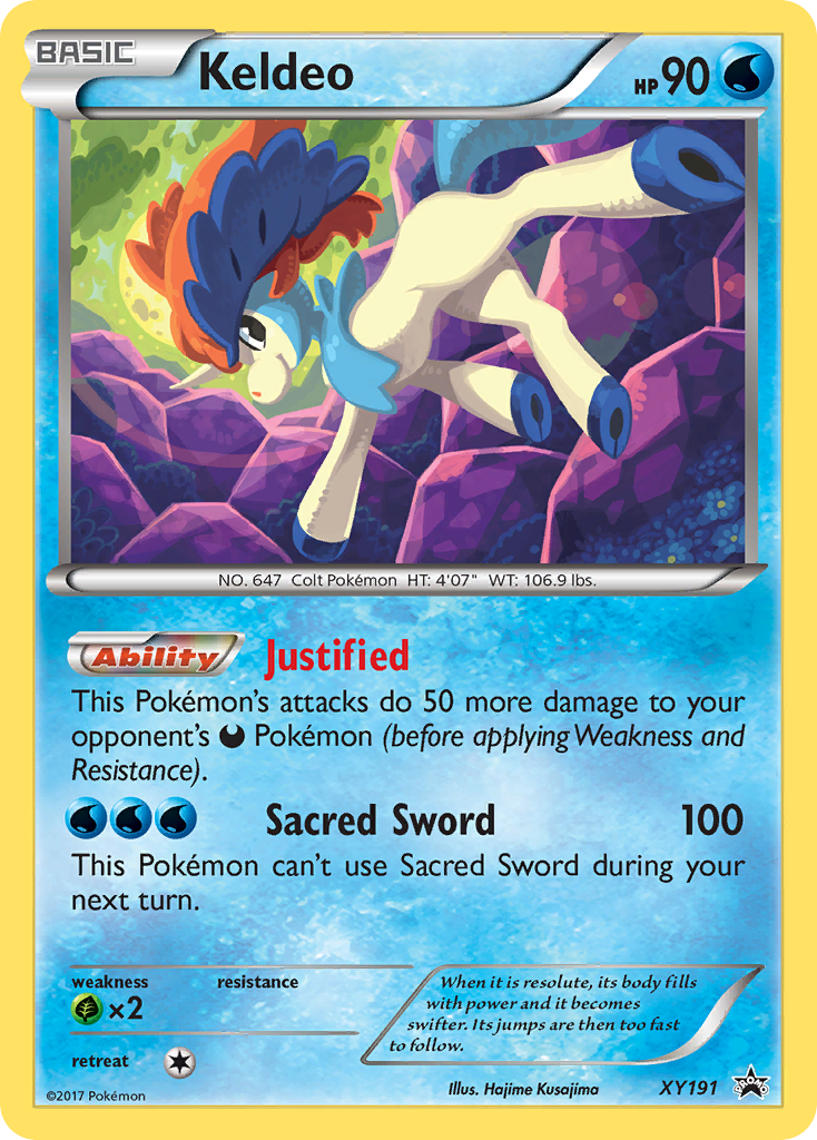Keldeo — XY Promos #XY191