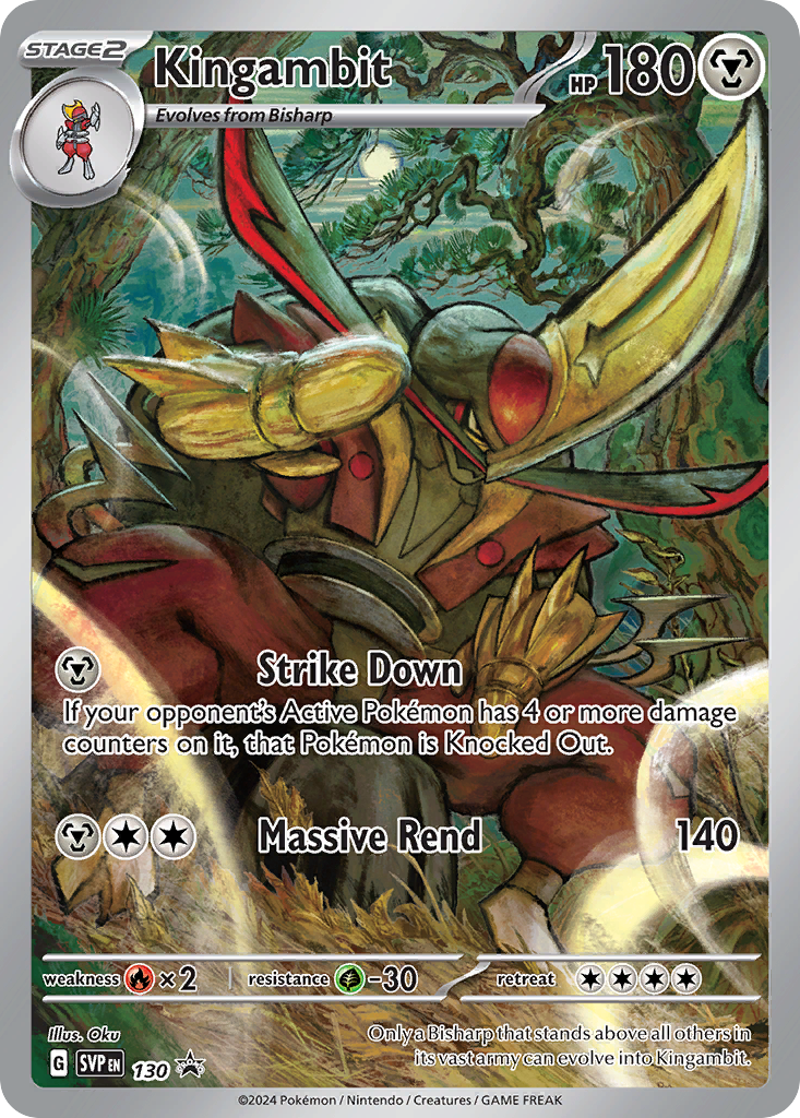 Kingambit — SV: Scarlet & Violet Promo Cards #130