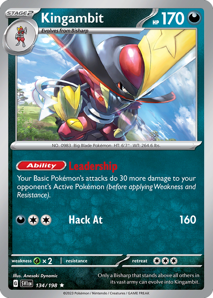 Kingambit — SV01: Scarlet & Violet Base Set #134/198