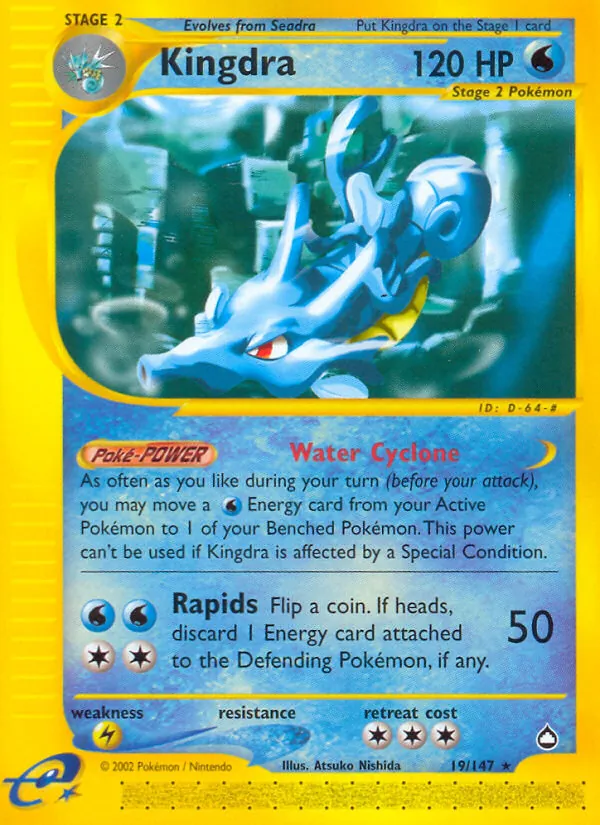 Kingdra (19) — Aquapolis #019/147