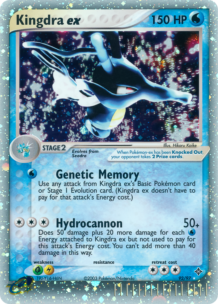 Kingdra ex — Dragon #92/97